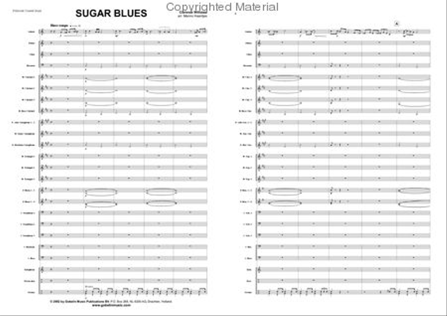 Sugar Blues Concert Band scores gallery preview page 2