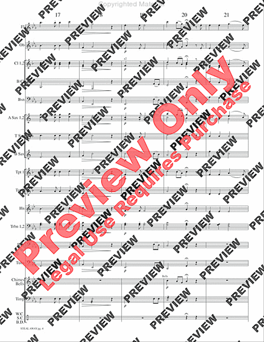 Steal Away Steal Away Concert Band scores gallery preview page 7