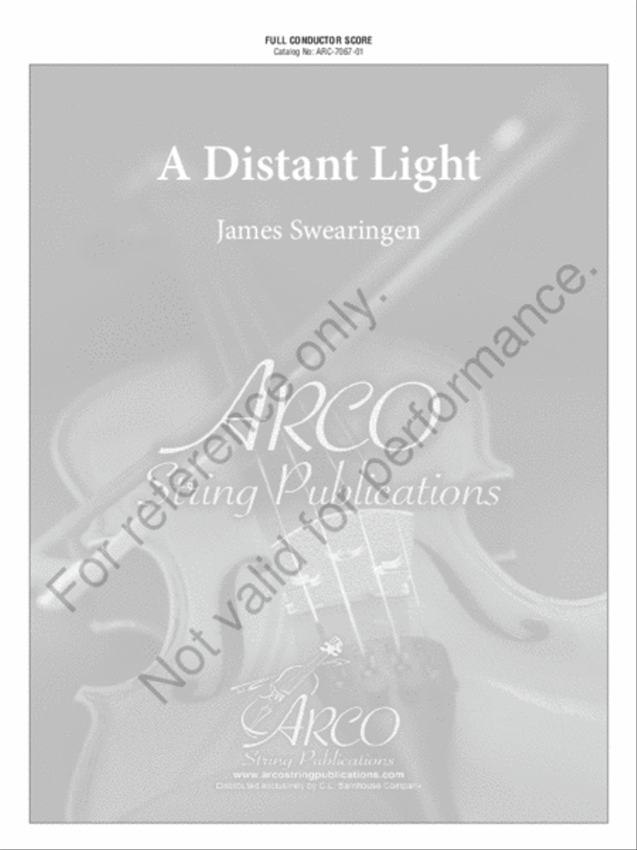 A Distant Light String Orchestra scores gallery preview page 2