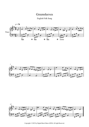 Greensleeves - English Folk Song (Piano)