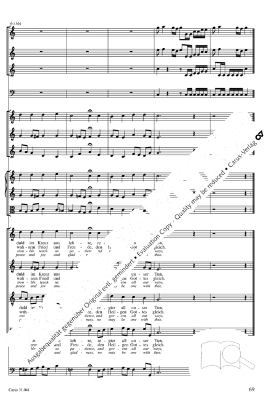 O Lord, we come to praise thee 4-Part scores gallery preview page 70