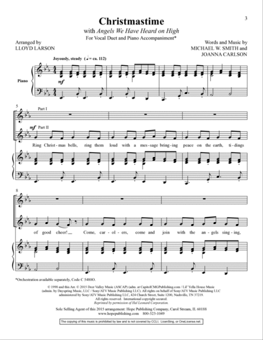 Christmastime Children's Choir scores gallery preview page 3