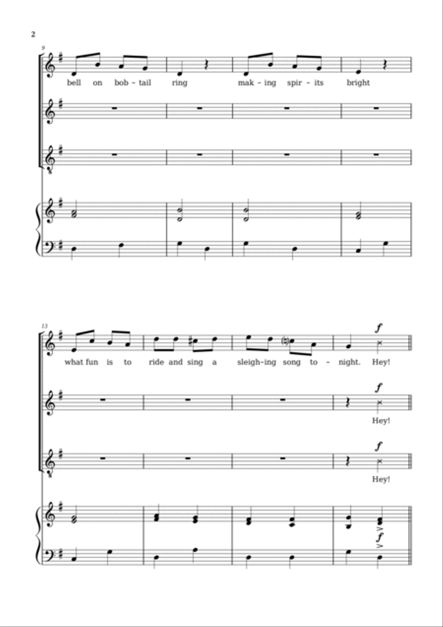 Jingle Bells SAT scores gallery preview page 2