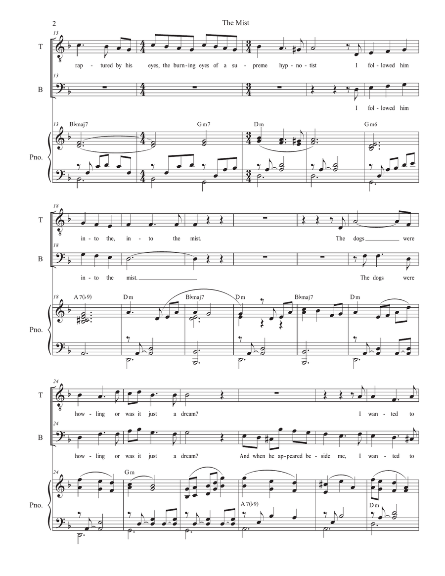The Mist Tenor Voice scores gallery preview page 2