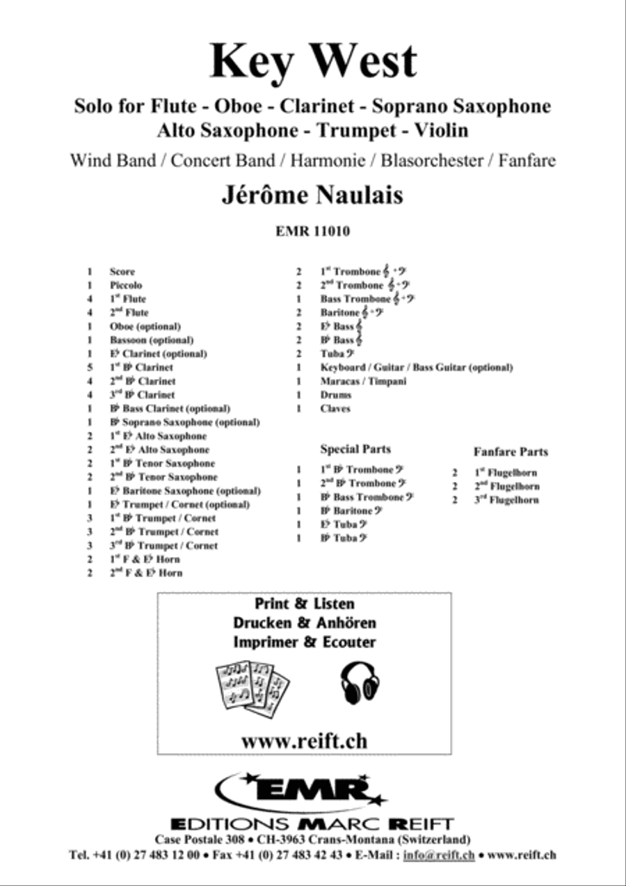 Key West Concert Band scores gallery preview page 2
