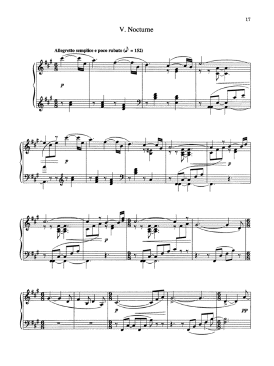 Gretchaninoff: Five Little Pieces, Op. 3 Piano Solo scores gallery preview page 1