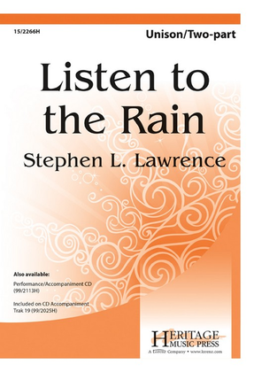 Book cover for Listen to the Rain