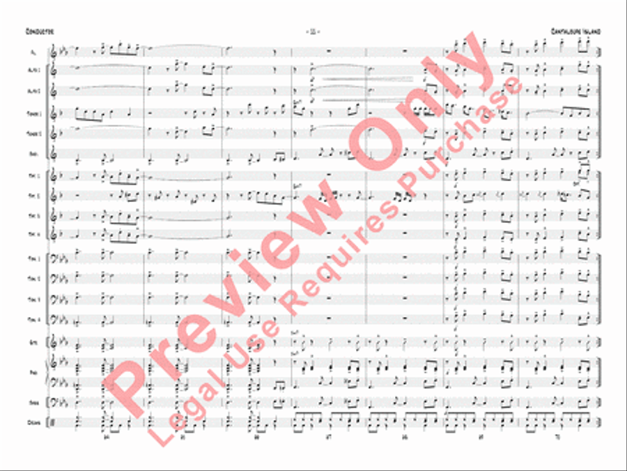 Cantaloupe Island Jazz Ensemble scores gallery preview page 14