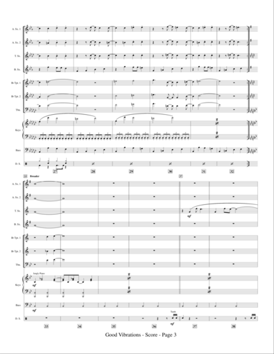 Good Vibrations Large Ensemble scores gallery preview page 5