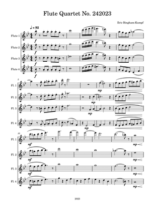 Flute Quartet No. 242023
