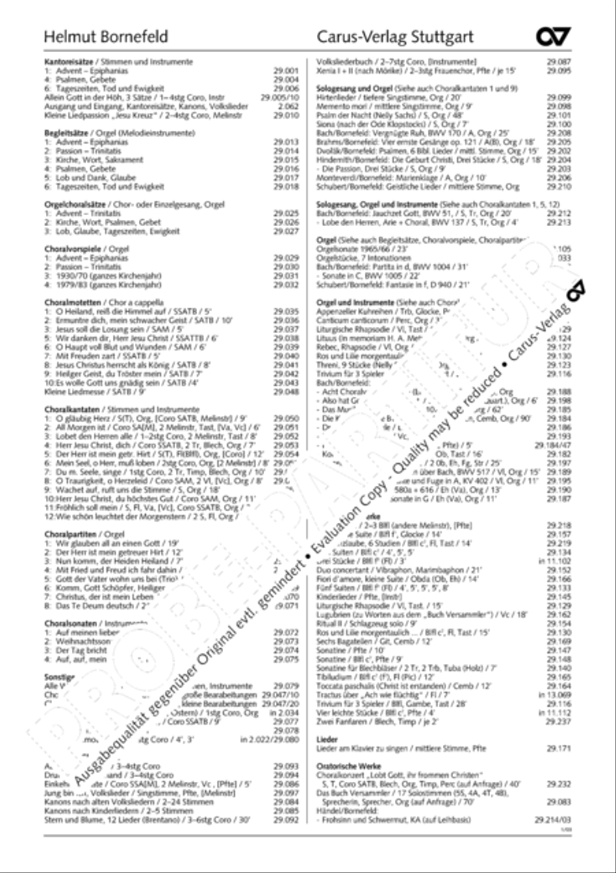Auf hohen Bergen. Sechs schwabische Volkslieder Choir scores gallery preview page 17