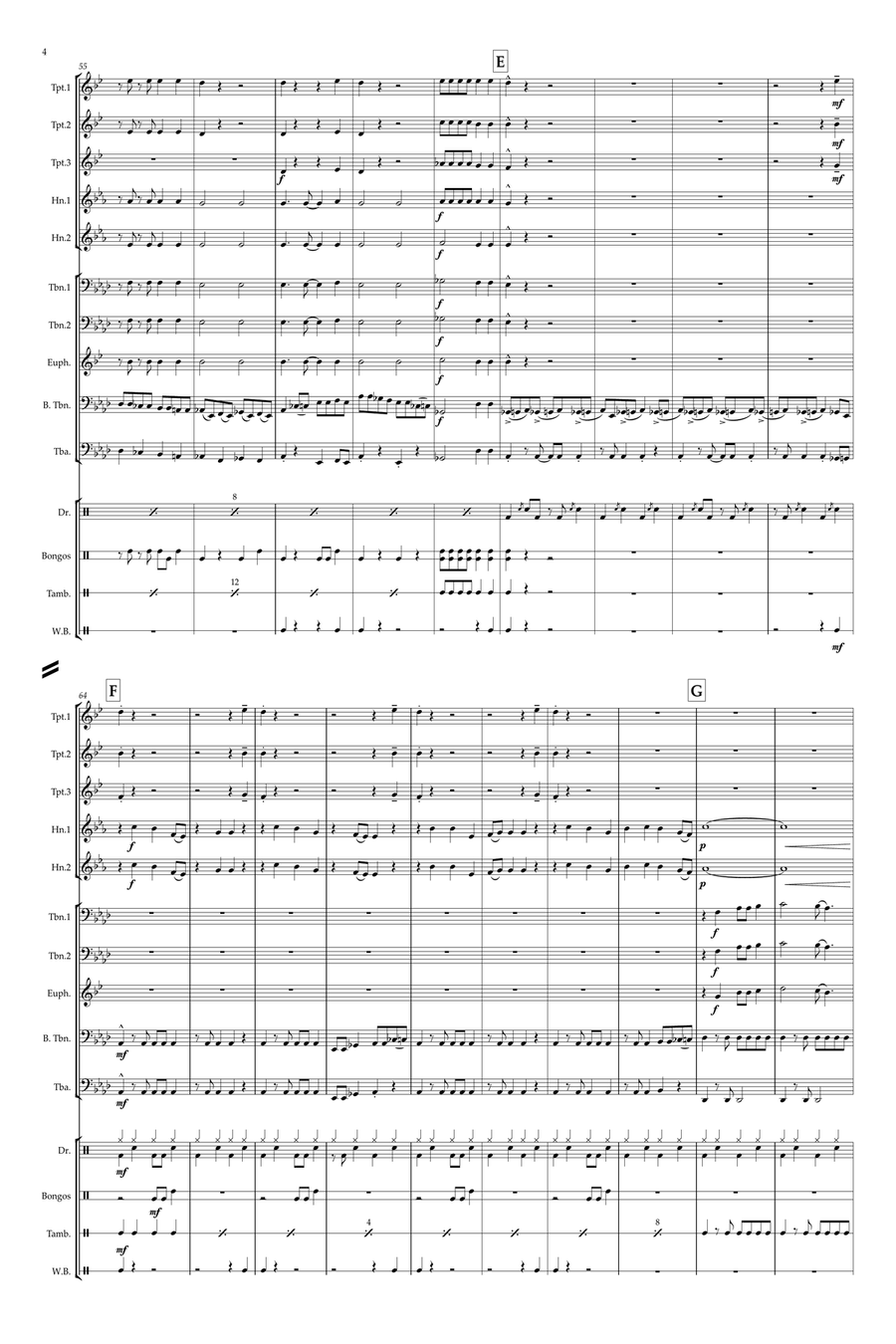 Footloose Brass Ensemble scores gallery preview page 4