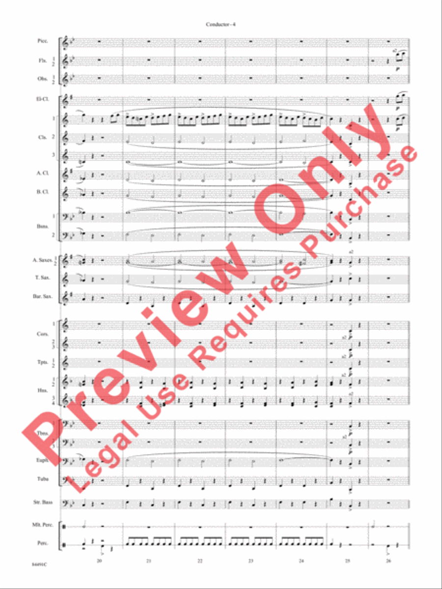 The Typewriter Concert Band scores gallery preview page 7