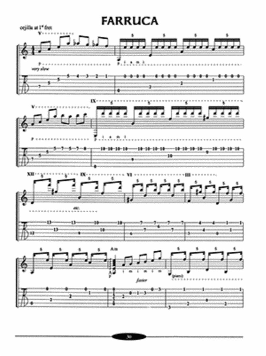 Flamenco Guitar Solos Flamenco Guitar scores gallery preview page 3