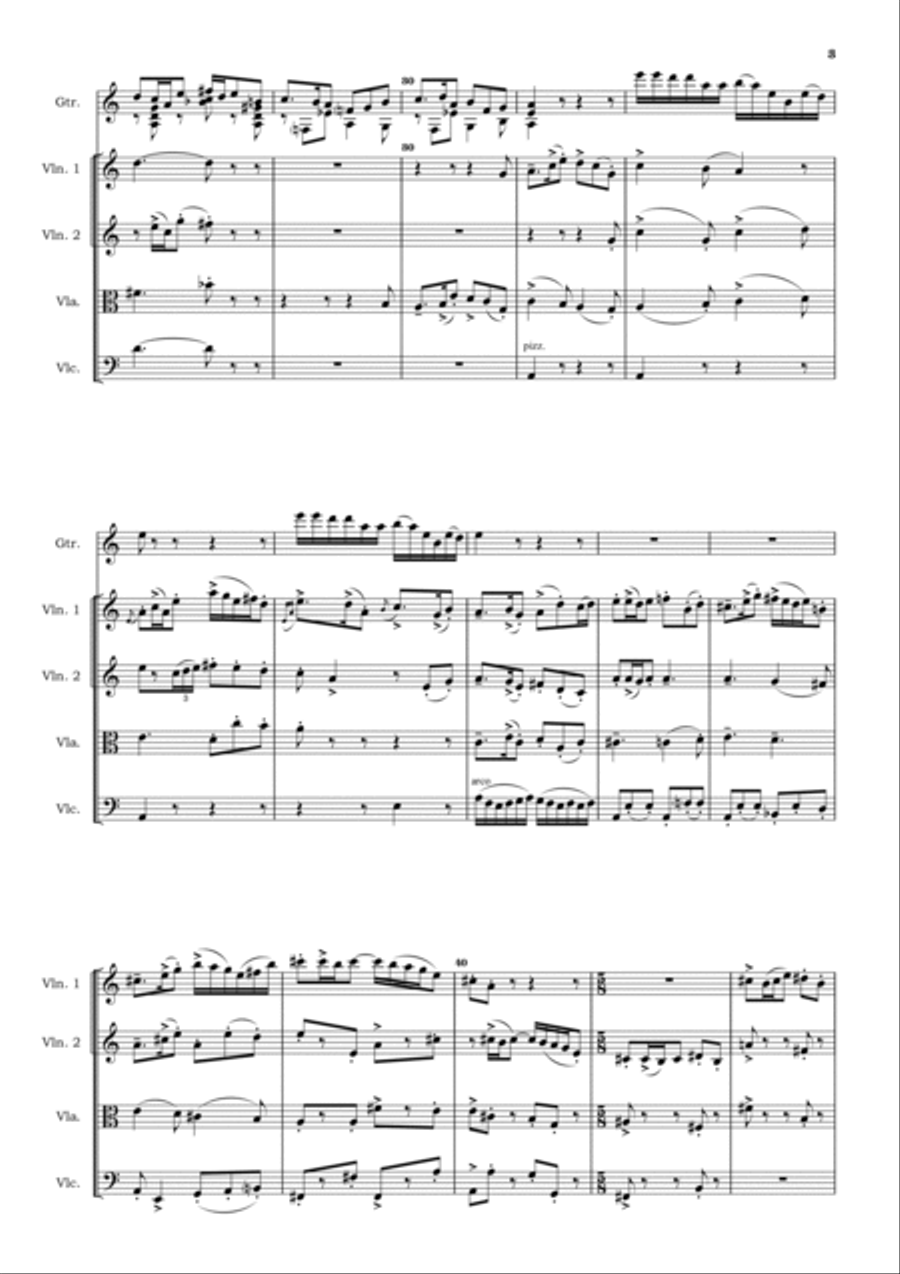 Tres Imagenes Cubanas Cello scores gallery preview page 4