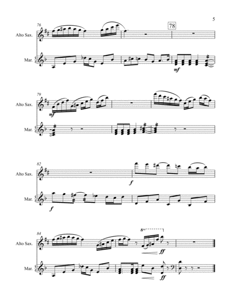 Three Greek Dances for Alto Saxophone and Marimba image number null