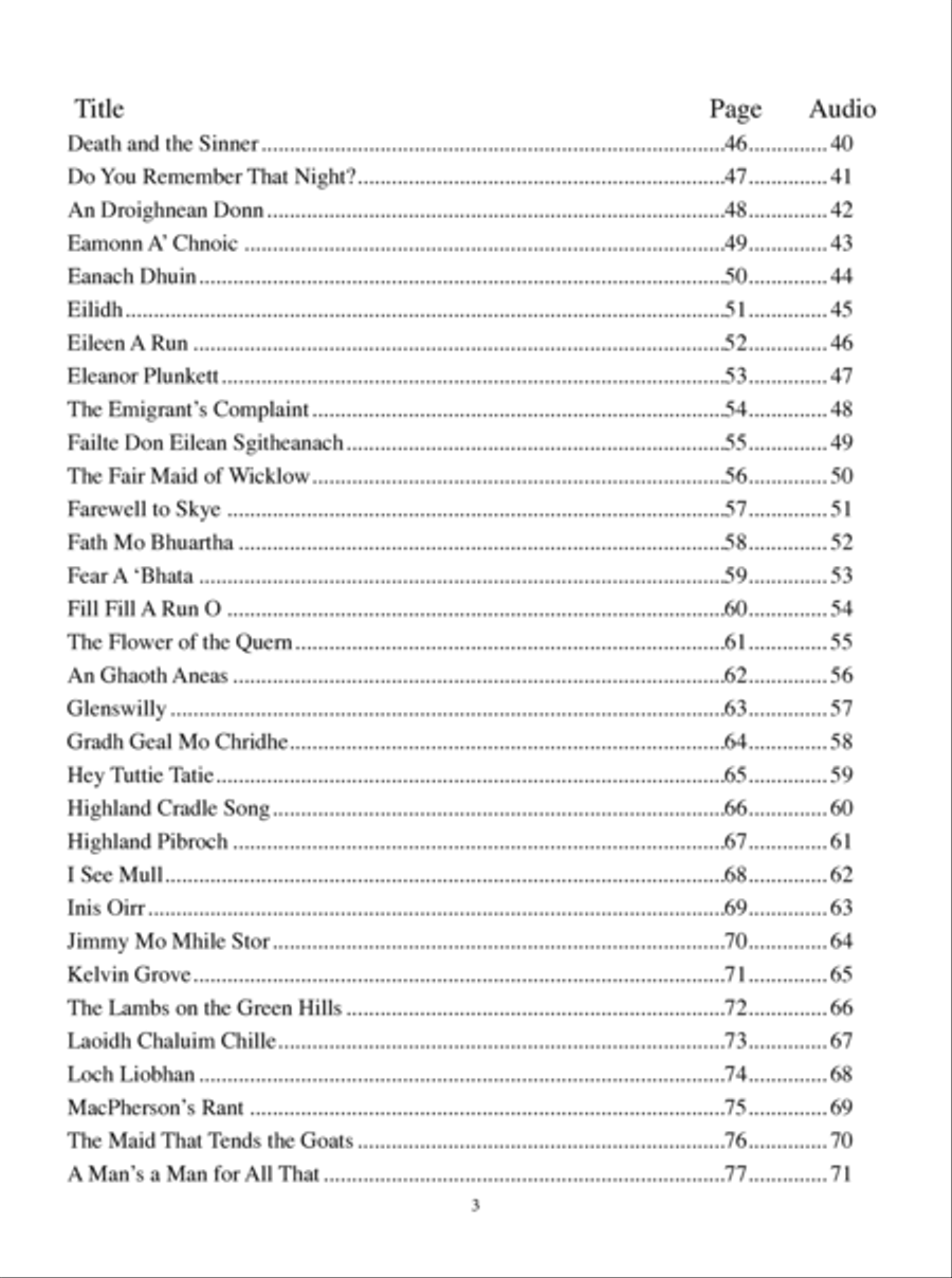 Celtic Airs Guitar scores gallery preview page 4