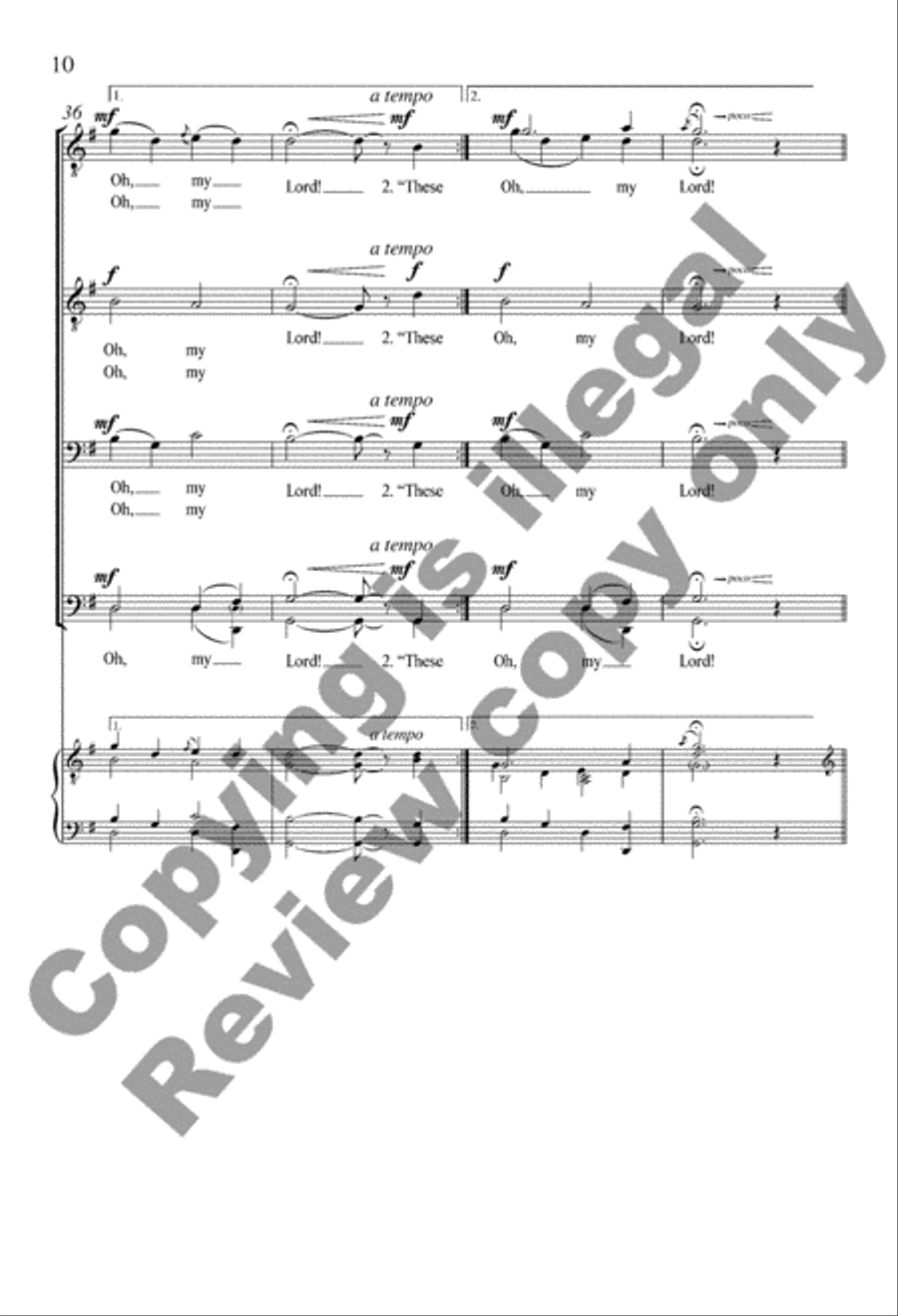 He's the Lily of the Valley Divisi scores gallery preview page 10