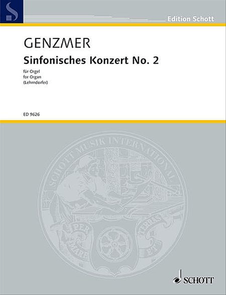 Symphonic Concerto No. 2 Organ scores gallery preview page 1