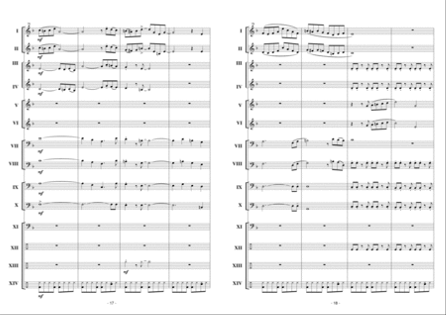 Slow Motion Slow Motion Concert Band scores gallery preview page 10