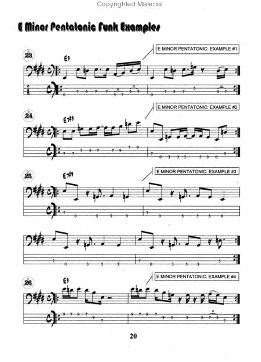 Make It Funky * Bass Edition with CD Bass Guitar scores gallery preview page 3