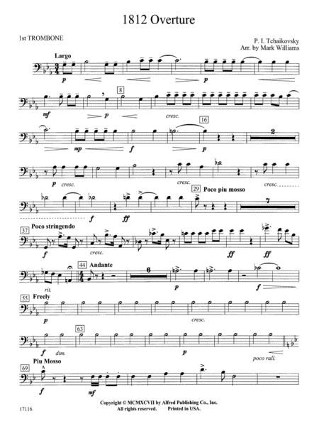 1812 Overture: 1st Trombone