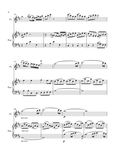 Allegro from Flute Quartet K.285 (Flute Solo with Accompaniment) image number null