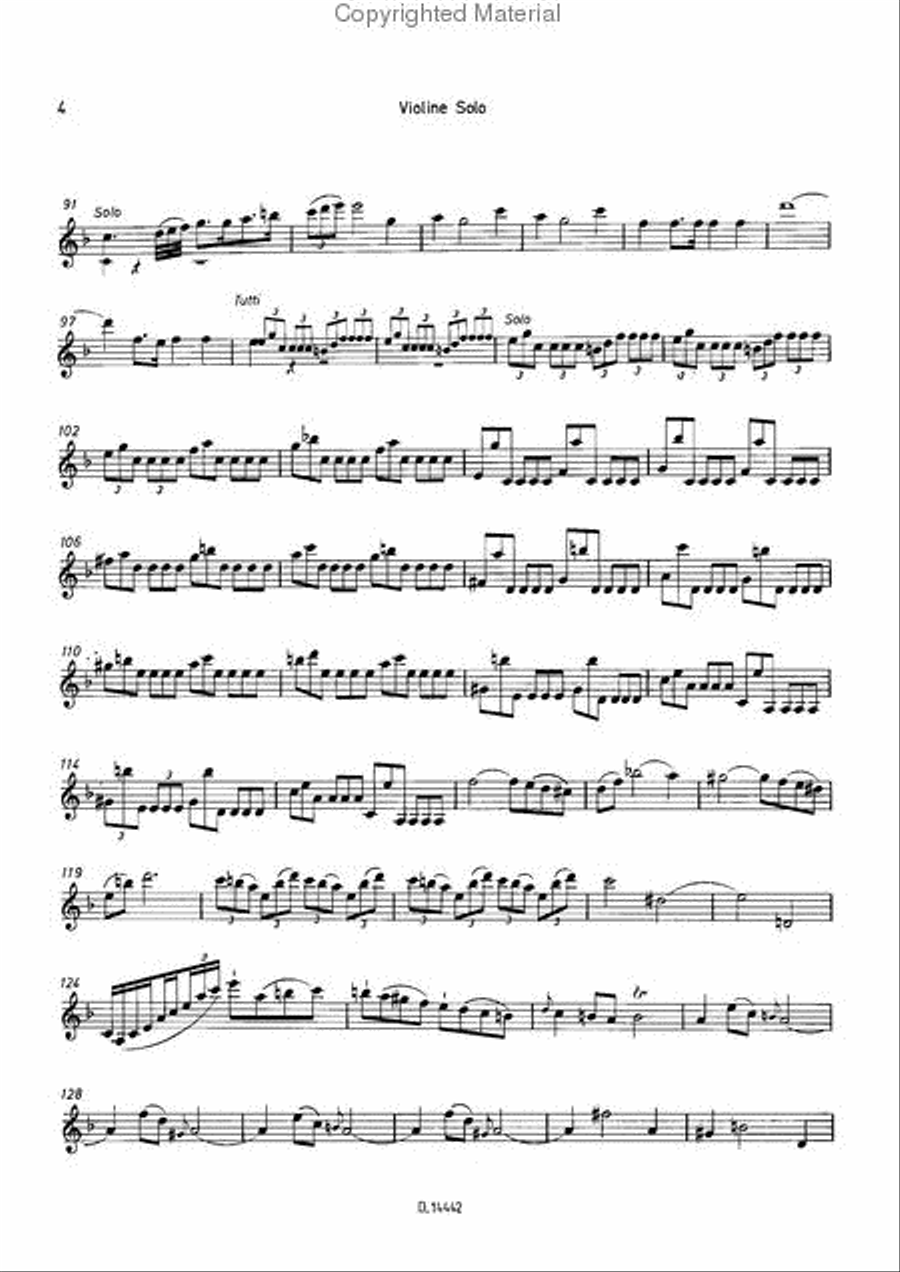 Concerto F-Dur Concerto F-Dur School and Community scores gallery preview page 40