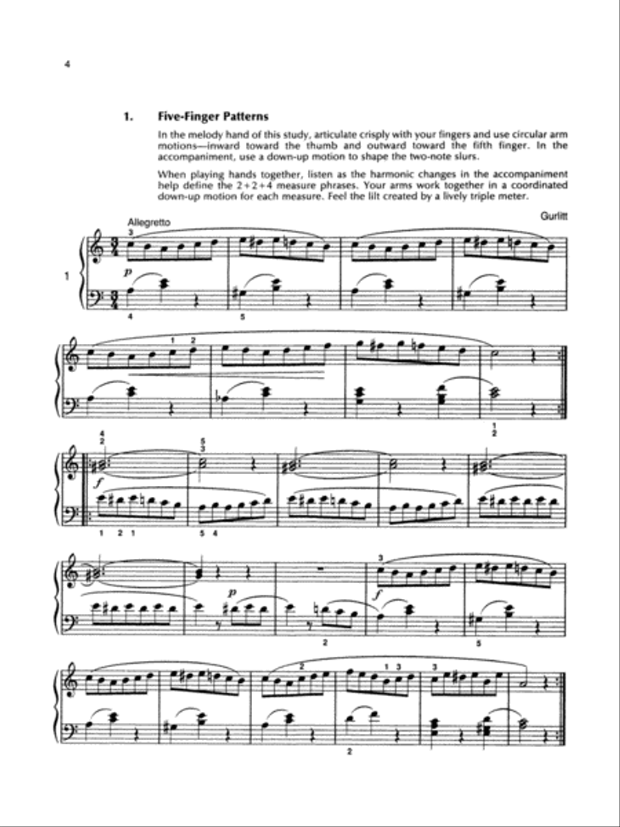 Piano Etudes for the Development of Musical Fingers, Book 3 Piano Method scores gallery preview page 3