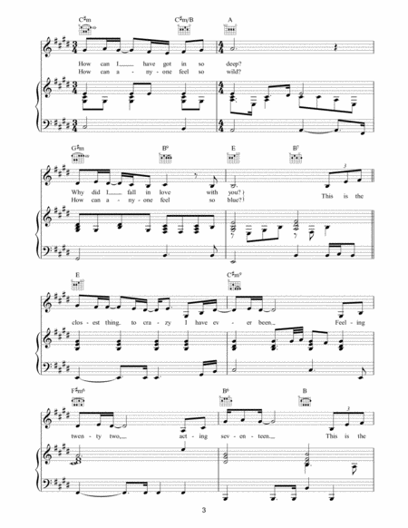 Katie Melua The Closest Thing To Crazy Sheet Music (Easy Piano