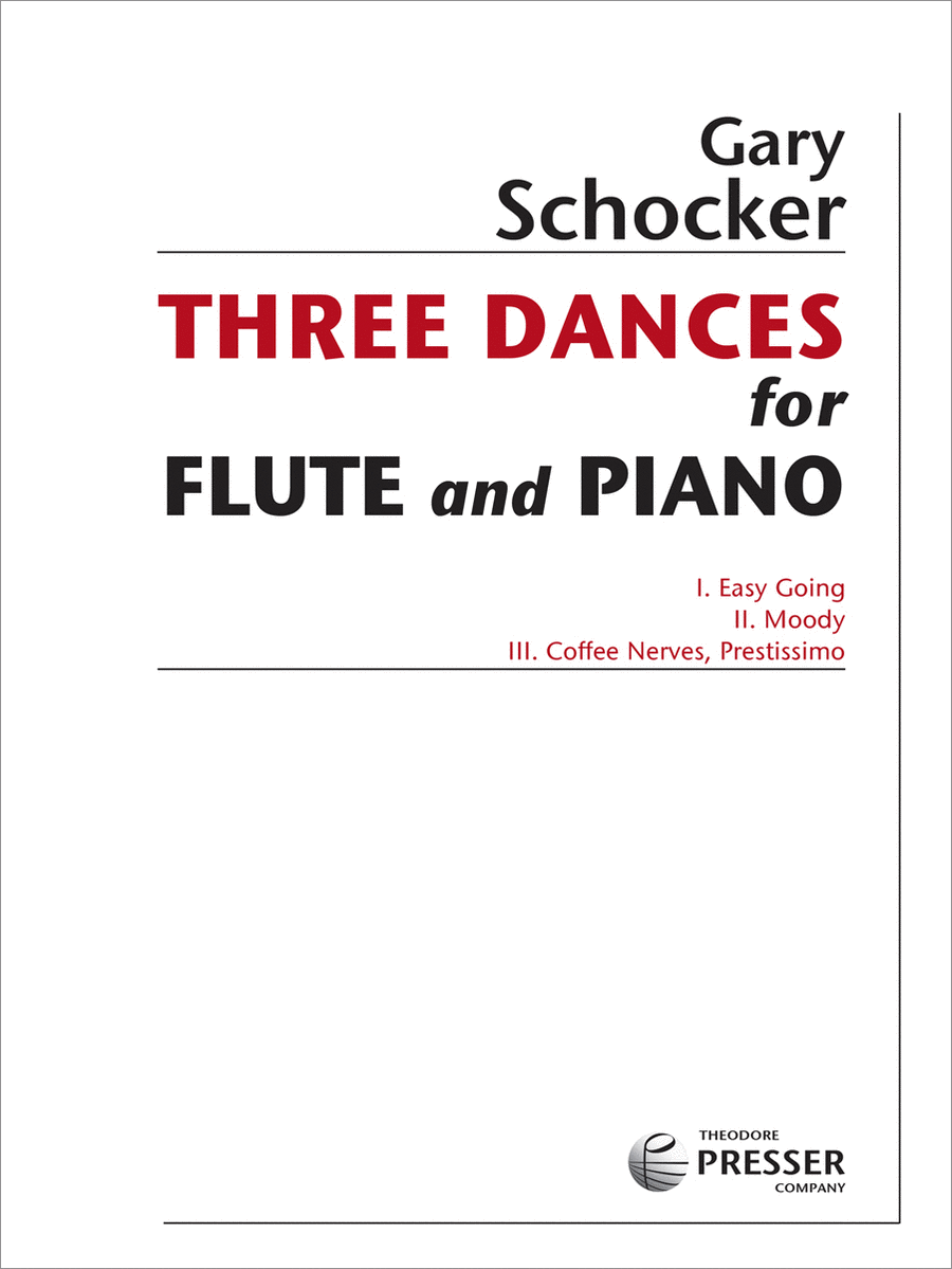 Three Dances Chamber Music scores gallery preview page 1