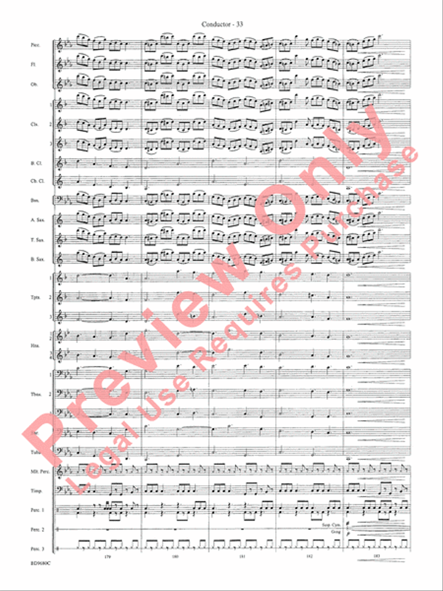 Ireland: Of Legend and Lore Concert Band scores gallery preview page 38