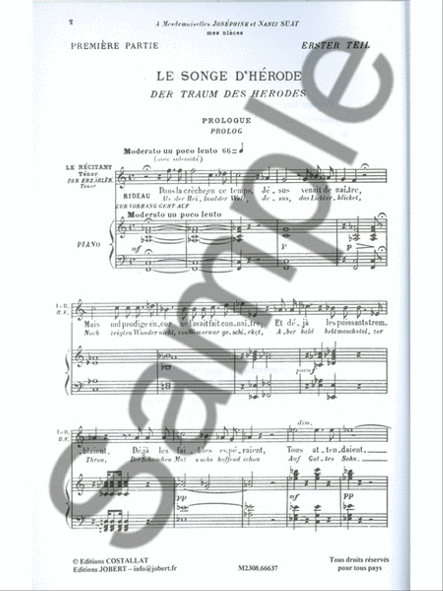 L'enfance Du Christ Op.25 (opera) Collection / Songbook scores gallery preview page 2