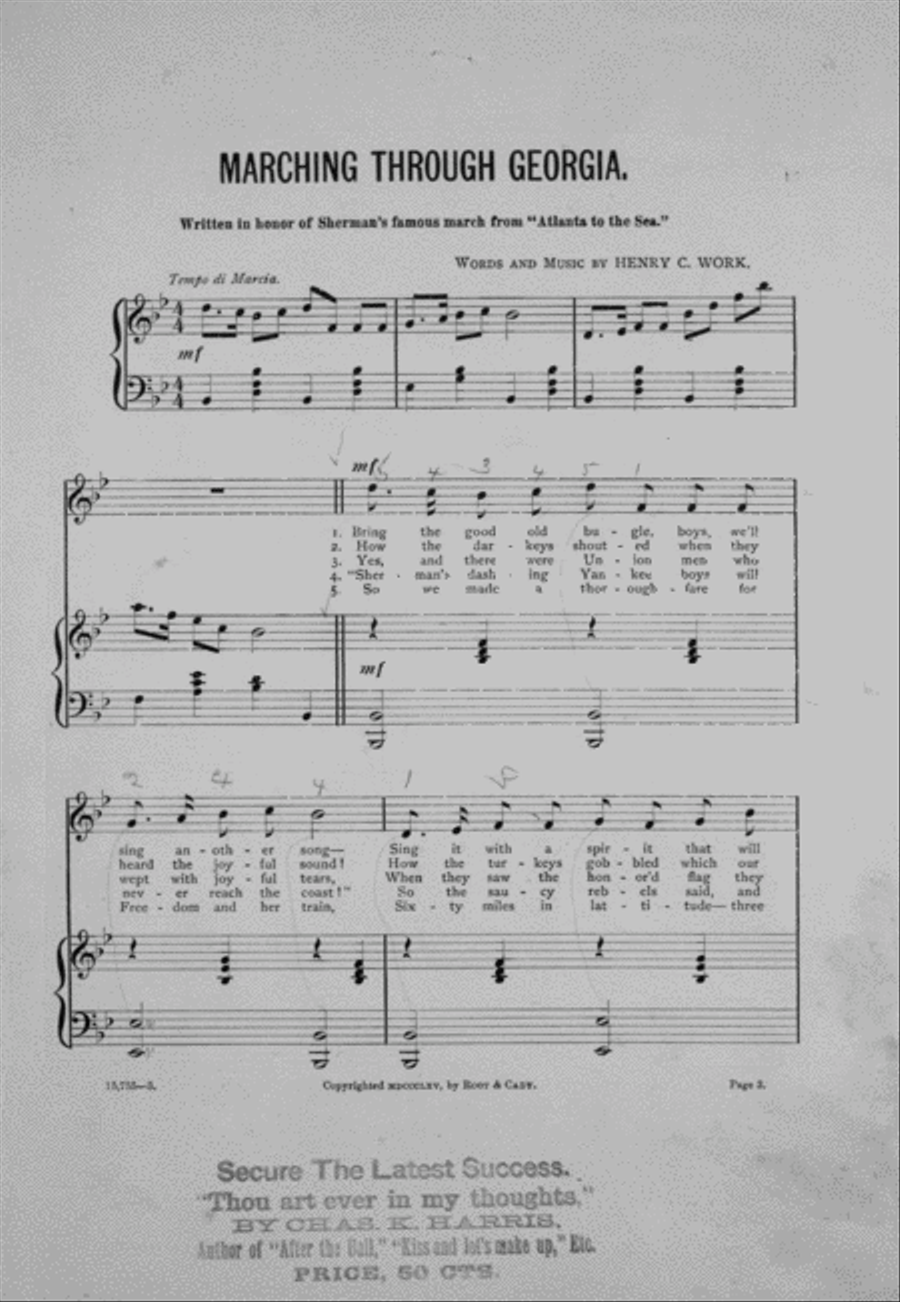 Our National War Songs 4-Part scores gallery preview page 2