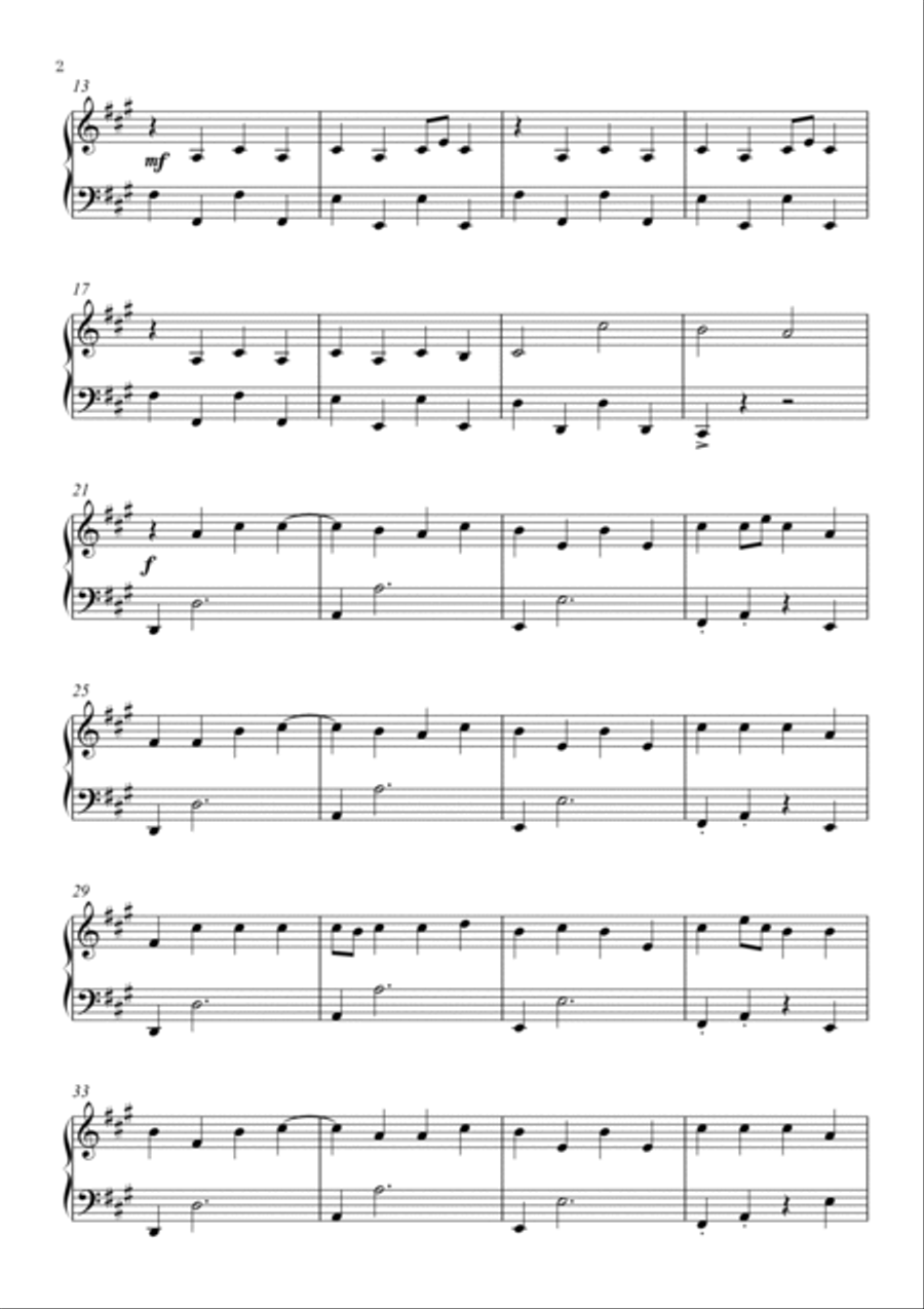 Good 4 U Easy Piano scores gallery preview page 2