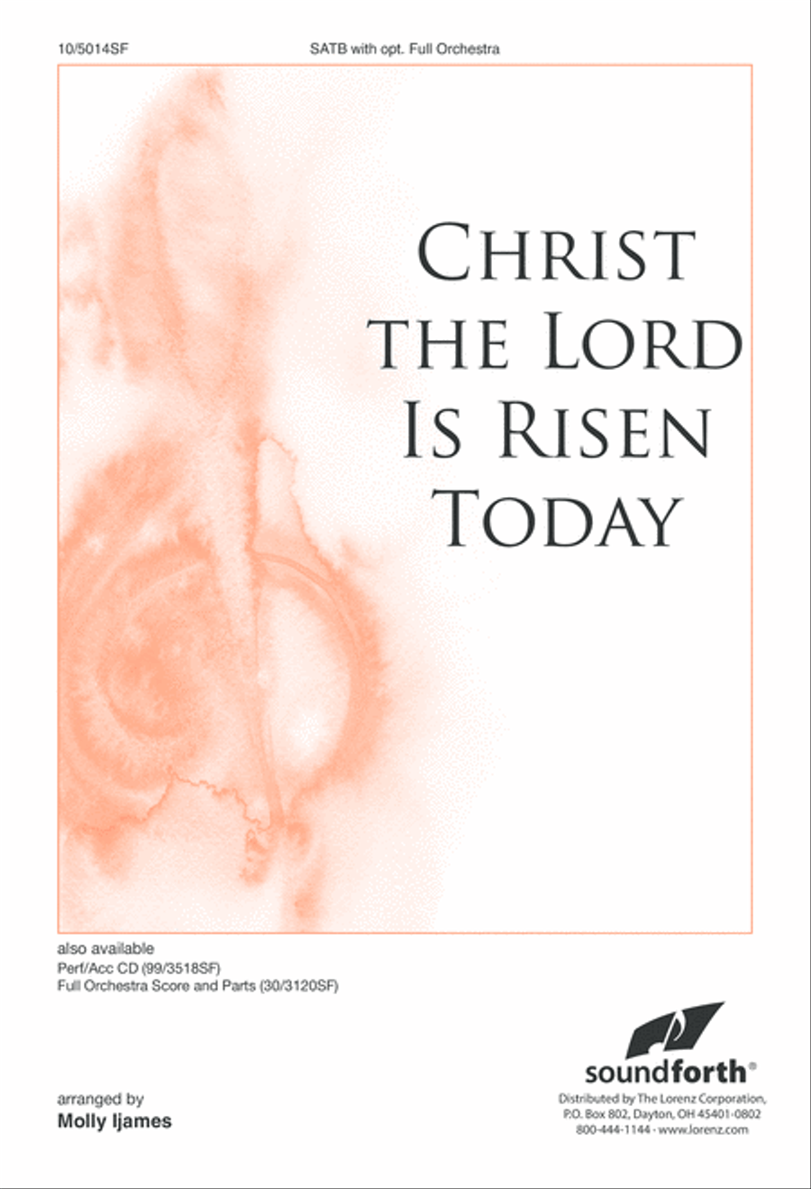 Christ the Lord is Risen Today 4-Part scores gallery preview page 1
