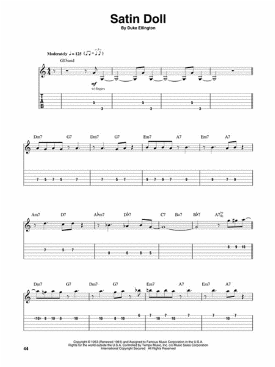 Jazz Electric Guitar scores gallery preview page 8
