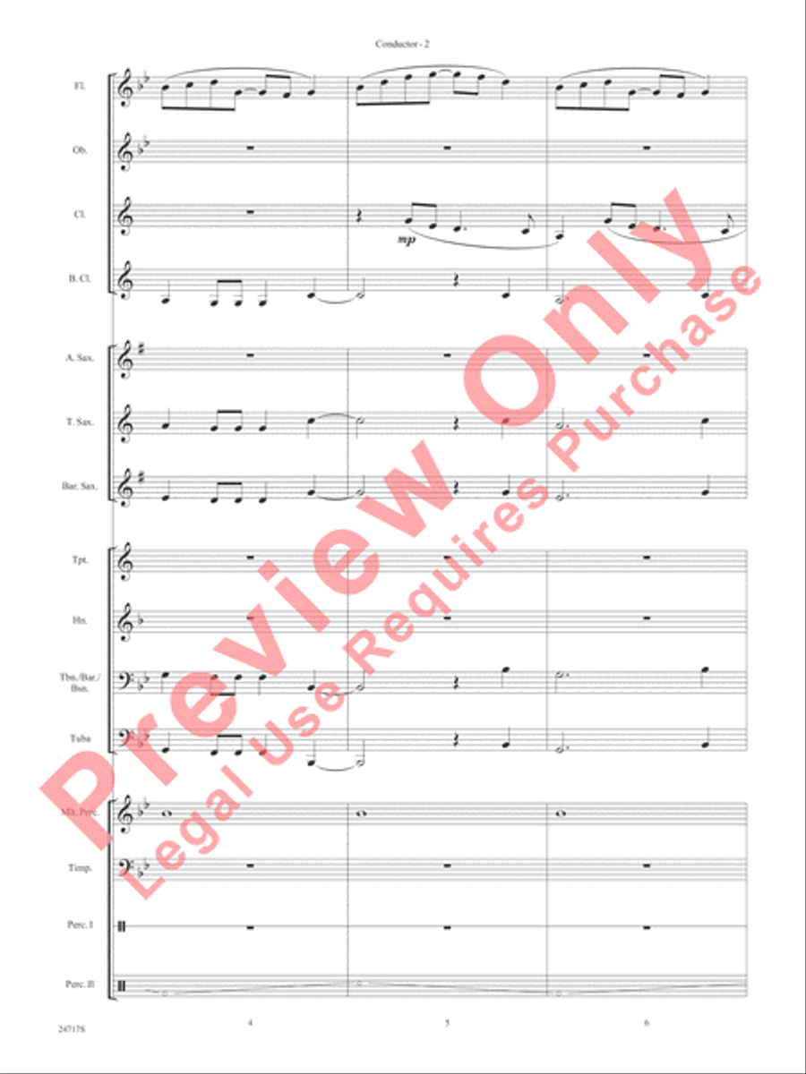 Udala'm Concert Band scores gallery preview page 4