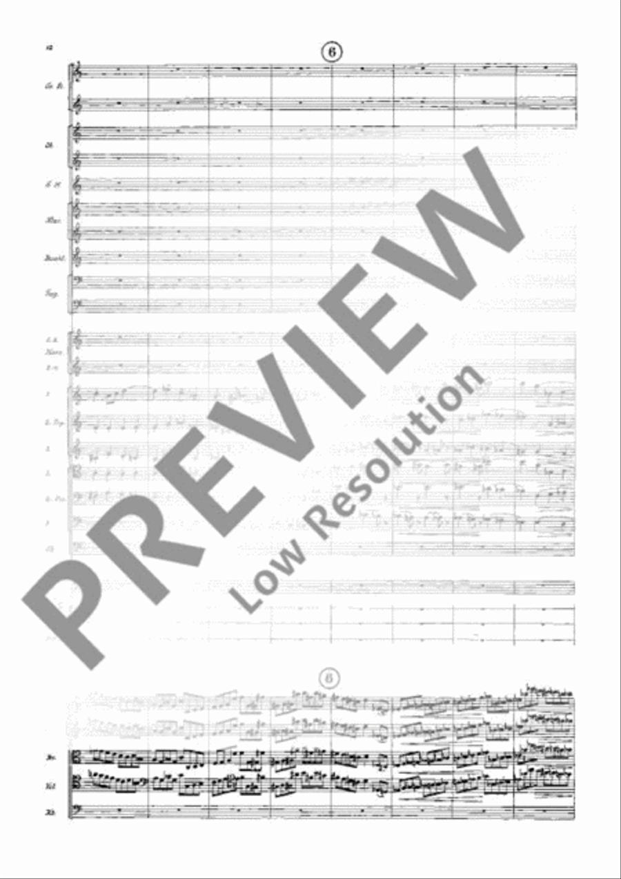 Symphony in E flat Major Orchestra scores gallery preview page 17