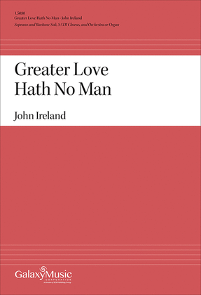 Book cover for Greater Love Hath No Man