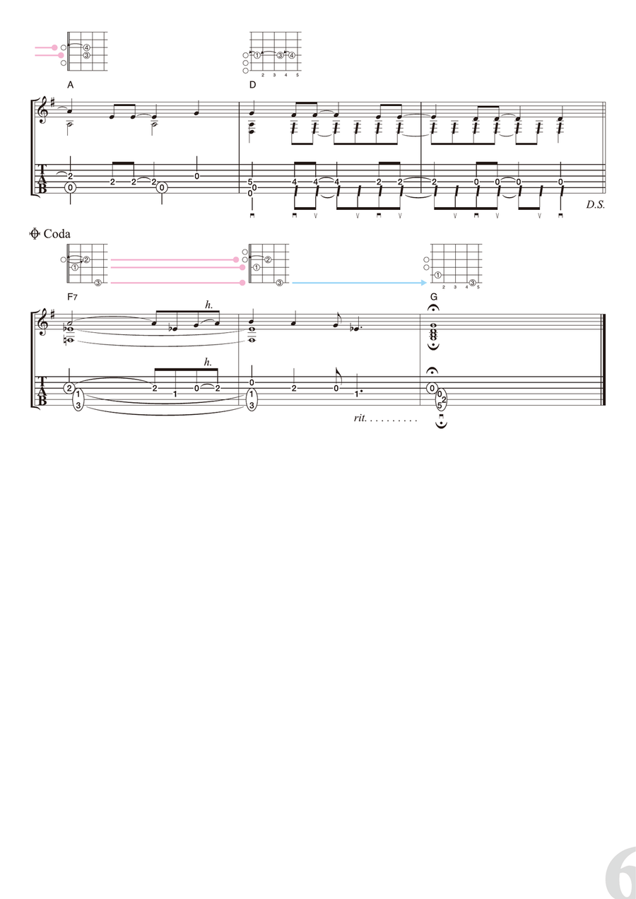 Layla Acoustic Guitar scores gallery preview page 6