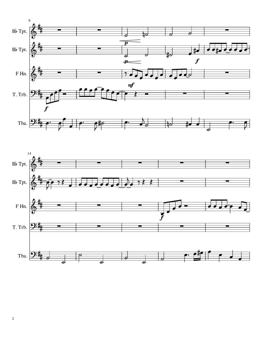 Ain't That A Kick In The Head Brass Ensemble - Digital Sheet Music page 2