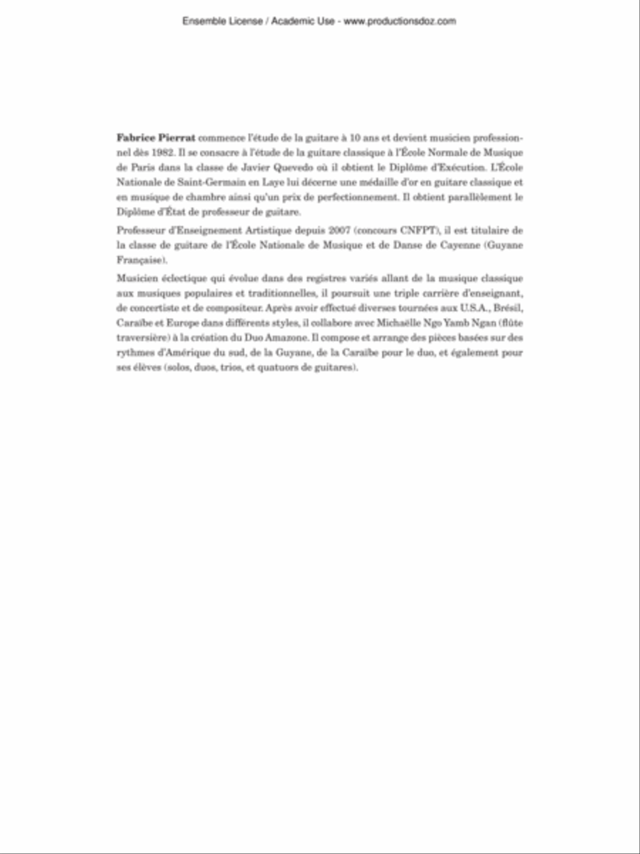 Trio pour Mars Guitar Ensemble scores gallery preview page 2