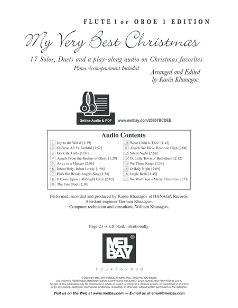 My Very Best Christmas, Flute and Oboe Edition Flute scores gallery preview page 2