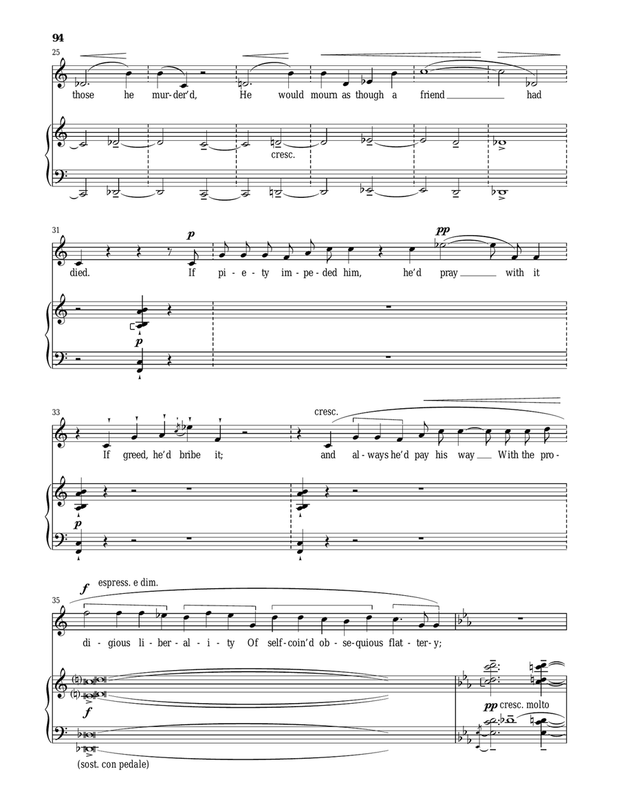 Rome is now ruled (from The Rape Of Lucretia) Tenor Voice scores gallery preview page 3