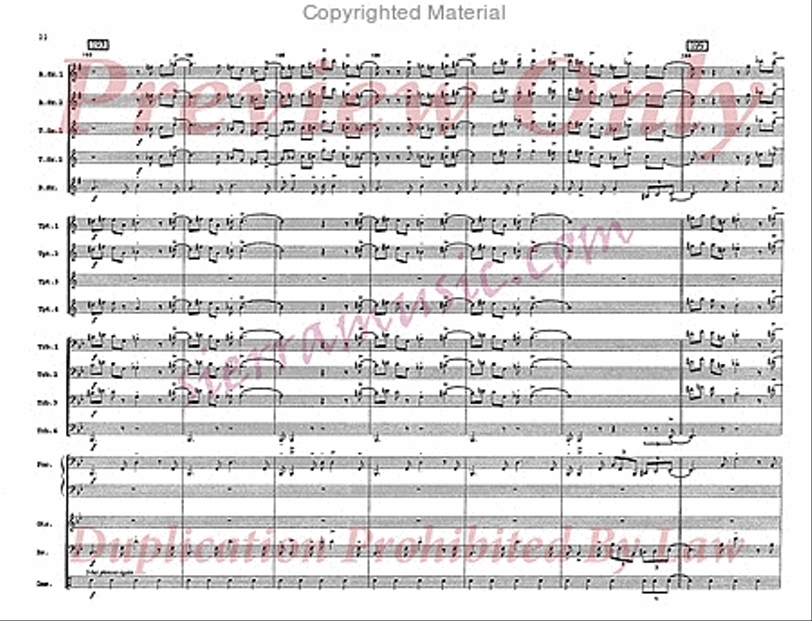 Oolitic Stomp Oolitic Stomp Jazz Ensemble scores gallery preview page 23