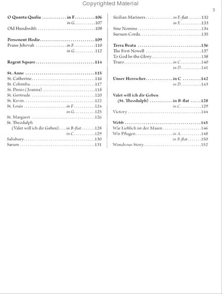 Hymn Descants for Treble Instruments C Instrument scores gallery preview page 3