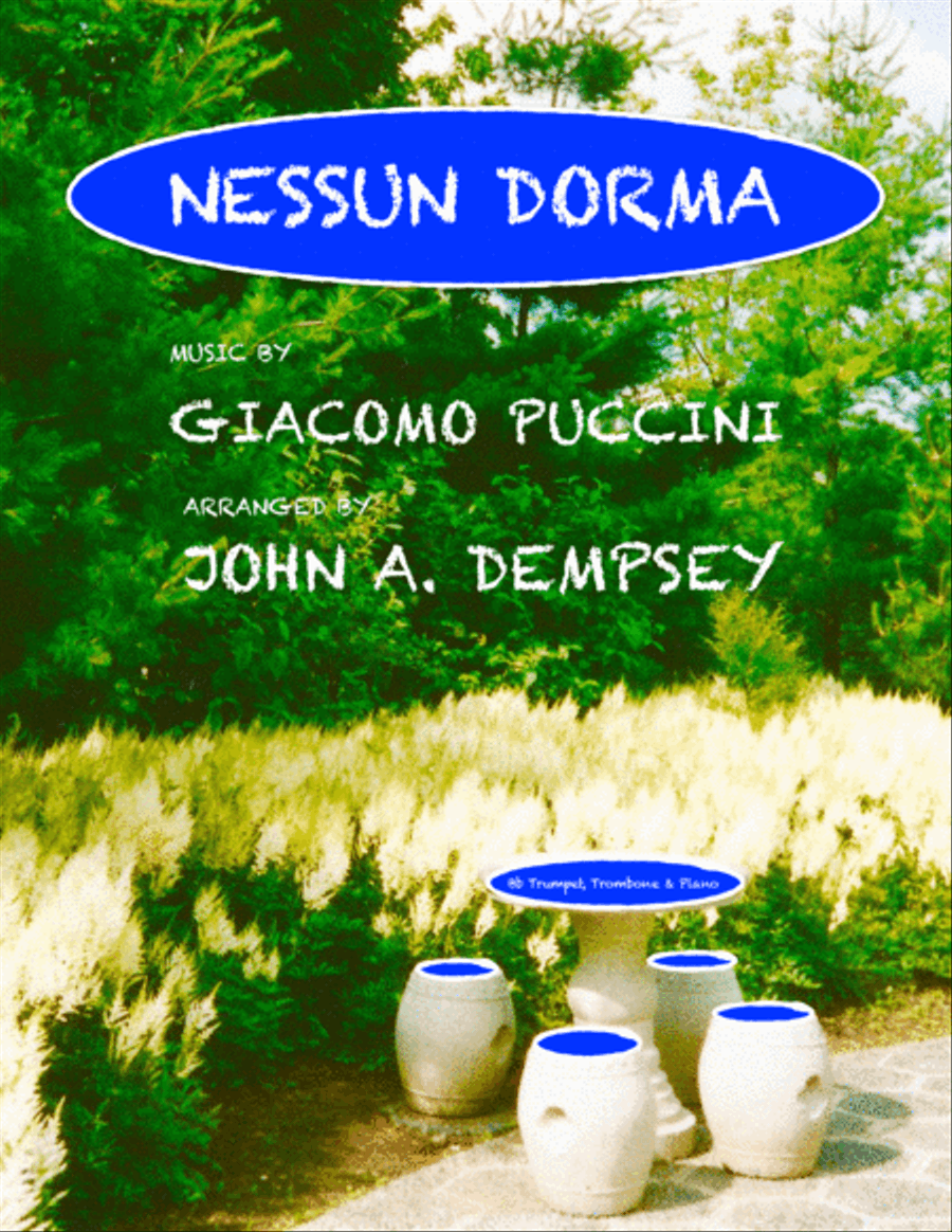 Nessun Dorma (Trio for Trumpet, Trombone and Piano) Brass Trio scores gallery preview page 1