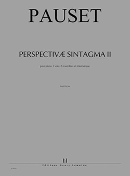 Perspectivae Sintagma II