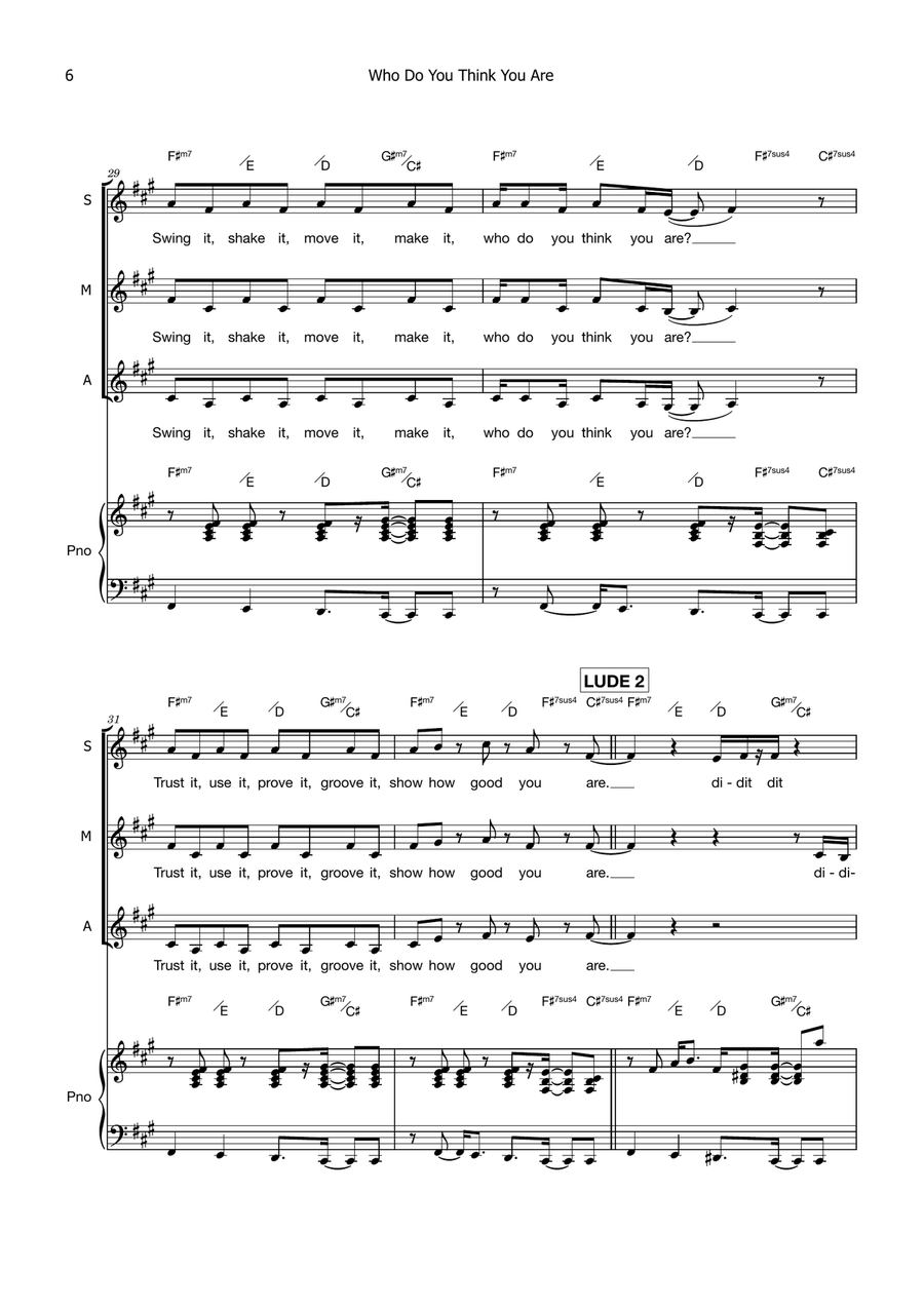Who Do You Think You Are Who Do You Think You Are SSA scores gallery preview page 6